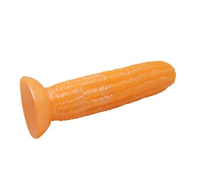 Kolba kukurydzy dildo do zabawy z przyssawką 17 cm